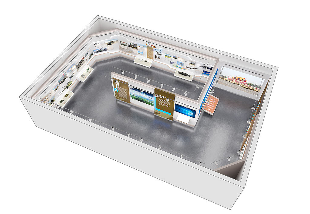 国防教育科普展陈空间设计