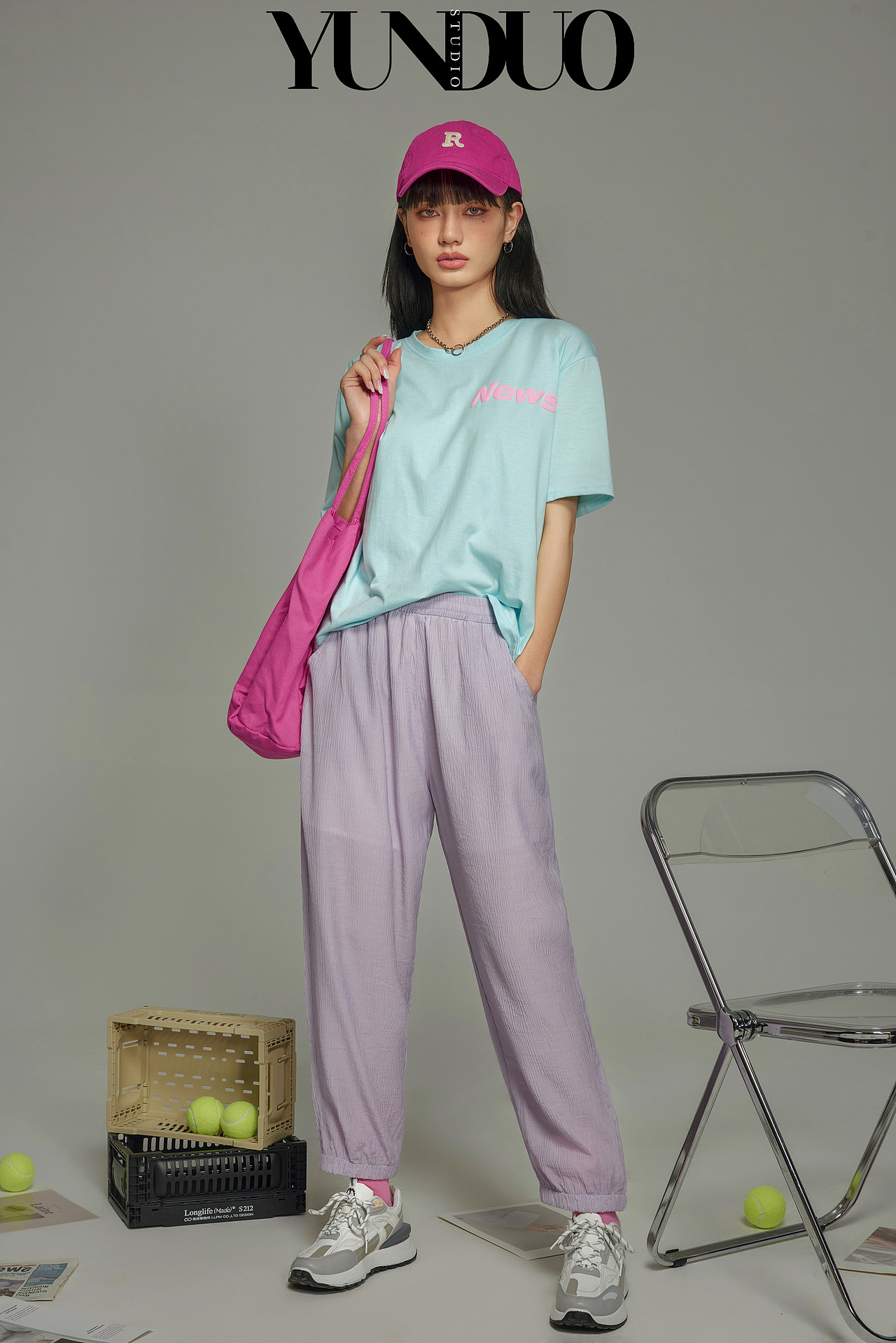 时尚卫裤拍摄 休闲裤