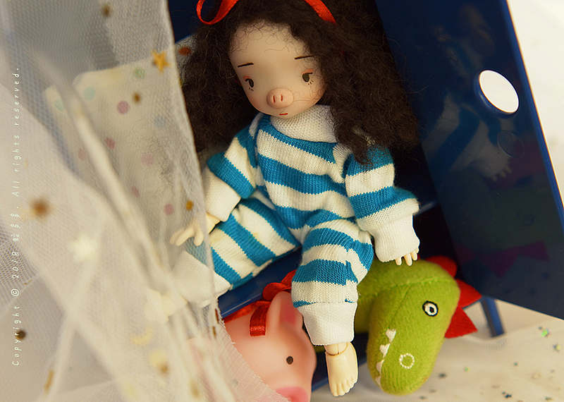 小红猪 可动玩偶形象设计