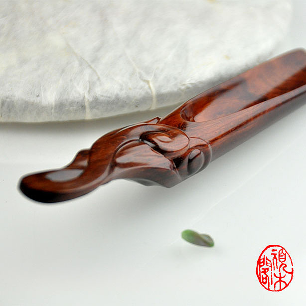 顽木作品《紫檀茶铲》