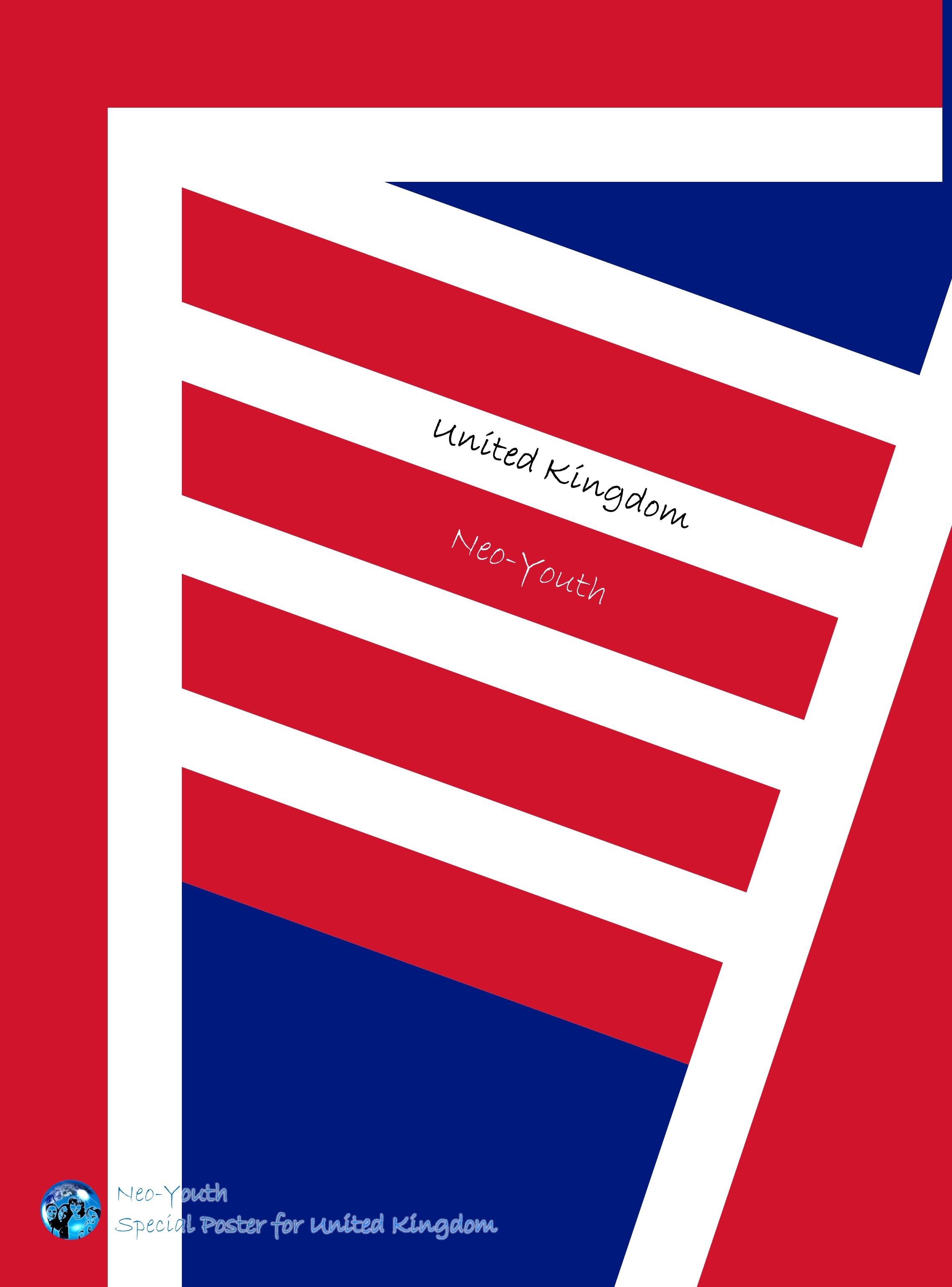 2010年蔚蓝国际模拟联合国大会地球村活动纪念品海报设计