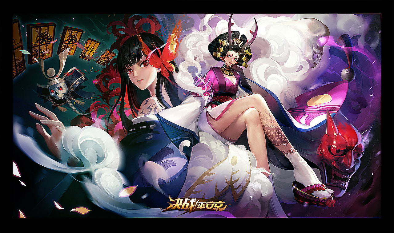 决战平安京-近期的kv,主视觉海报.