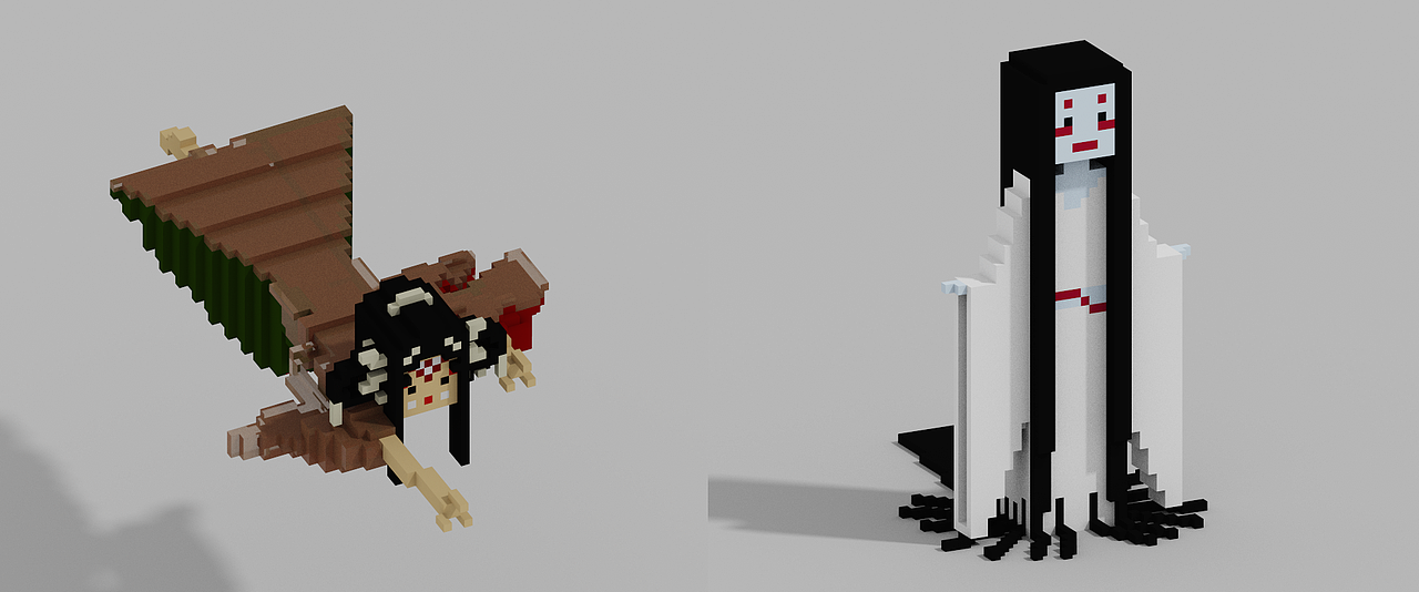 Magicavoxel-云之羽-晴雅集（图ZMzU0NTkyOTQw） - 动画/影视 - 站酷设计师大明十四弟原创素材 - 站酷ZCOOL