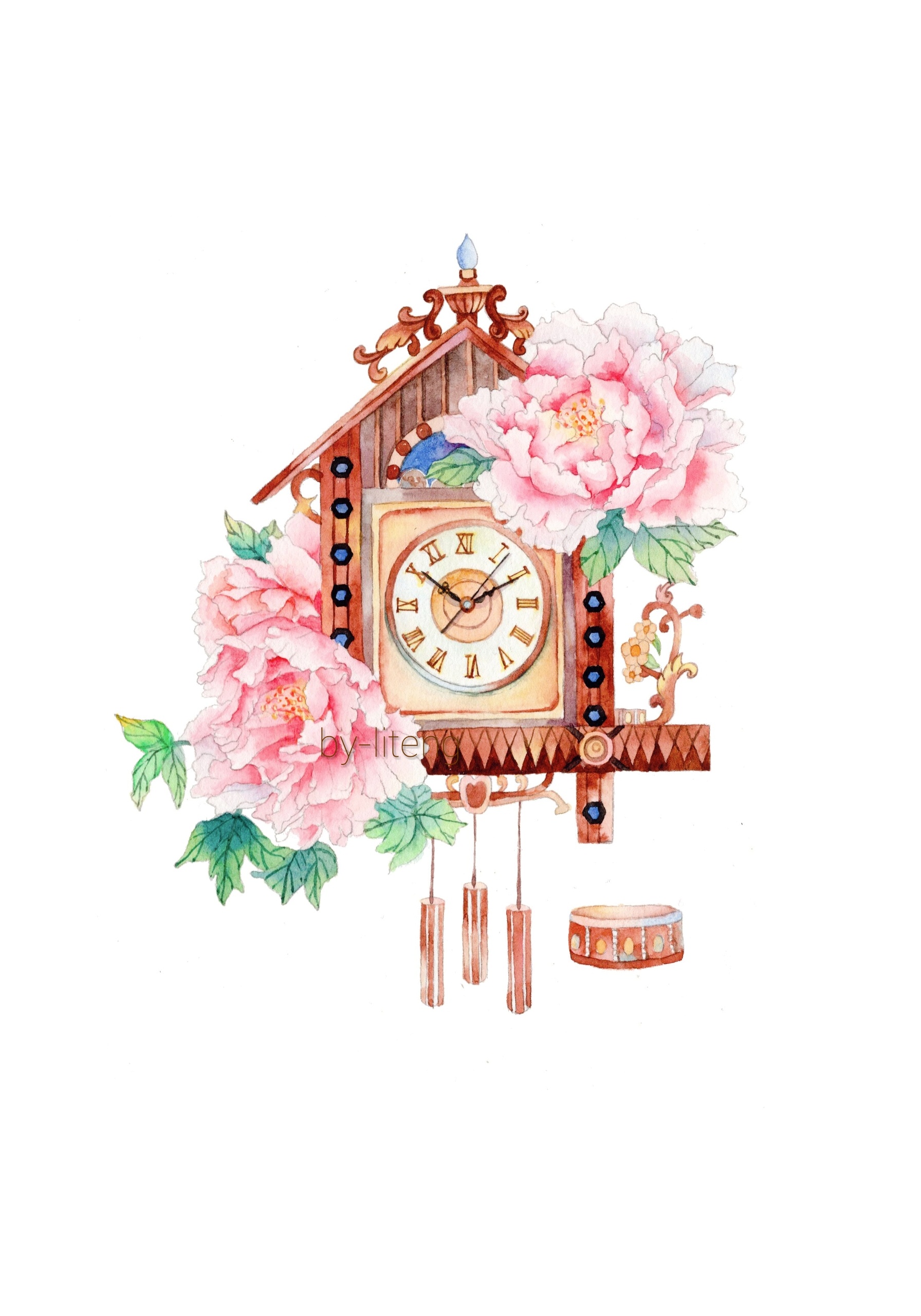 时钟|插画|其他插画|笠藤 - 原创作品 - 站酷 (zcool)