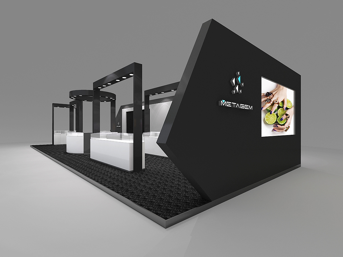 香港国际珠宝展展位设计效果图