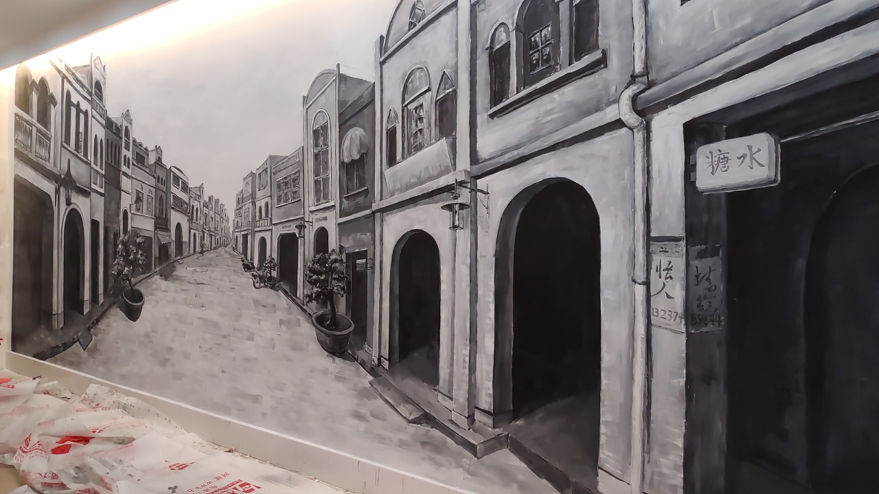 墙绘分享,北海老街