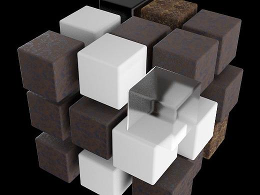 c4d＋redshift--運(yùn)動(dòng)圖形不同材質(zhì)（個(gè)人主頁(yè)-ZNDkxMjA0MDg=） - 其他 - 站酷設(shè)計(jì)師非著名患者原創(chuàng)素材 - 站酷ZCOOL