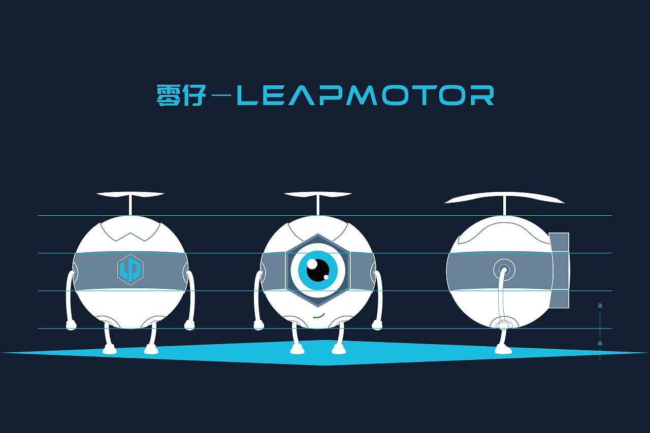 Leap Ai 零跑IP形象设计（图ZMTM1OTU4NzUy） - 其他工业/产品 - 站酷设计师大王植树原创素材 - 站酷ZCOOL