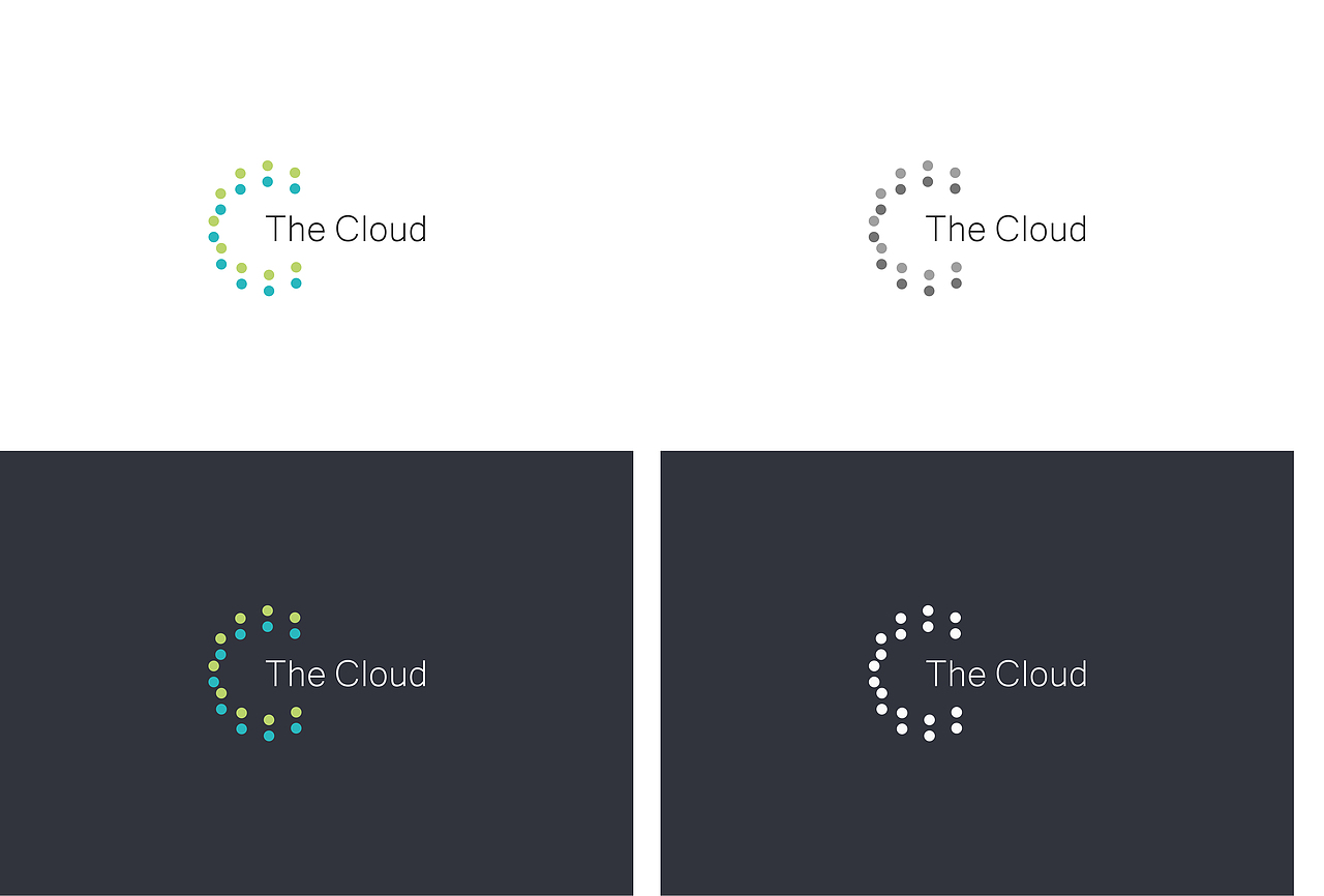 The Cloud logo设计（图ZMTEyODU5NjU2） - Logo - 站酷设计师teaser紫式部原创素材 - 站酷ZCOOL