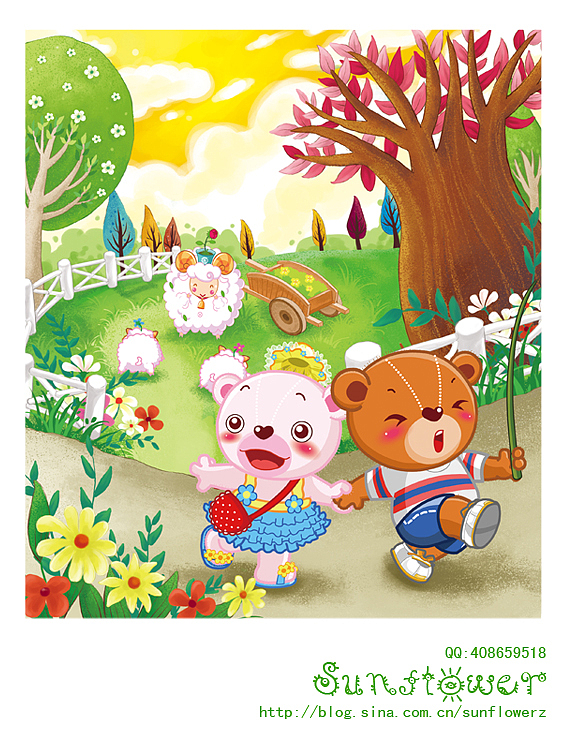 Growth儿童绘本（图ZNjQzMjI0） - 艺术插画 - 站酷设计师爱绘集原创素材 - 站酷ZCOOL