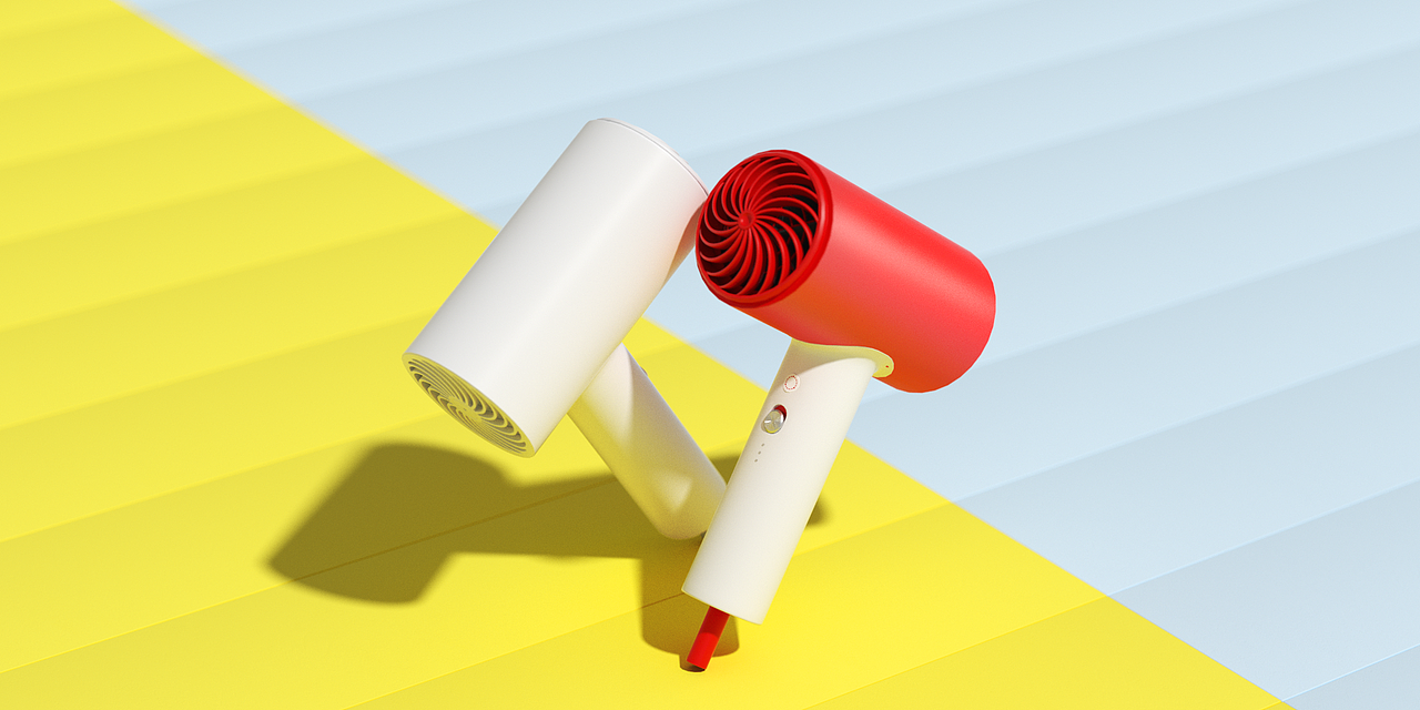 【产品动画】负离子吹风机 动态视频