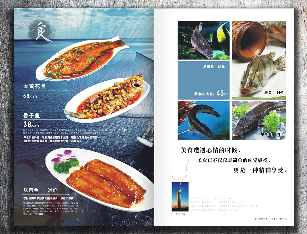 秦皇岛菜谱菜单菜牌设计 做菜谱菜谱摄影 卓彩设计（图ZOTE4MjY0MzY=） - 书籍/画册 - 站酷设计师卓彩创意设计摄影原创素材 - 站酷ZCOOL