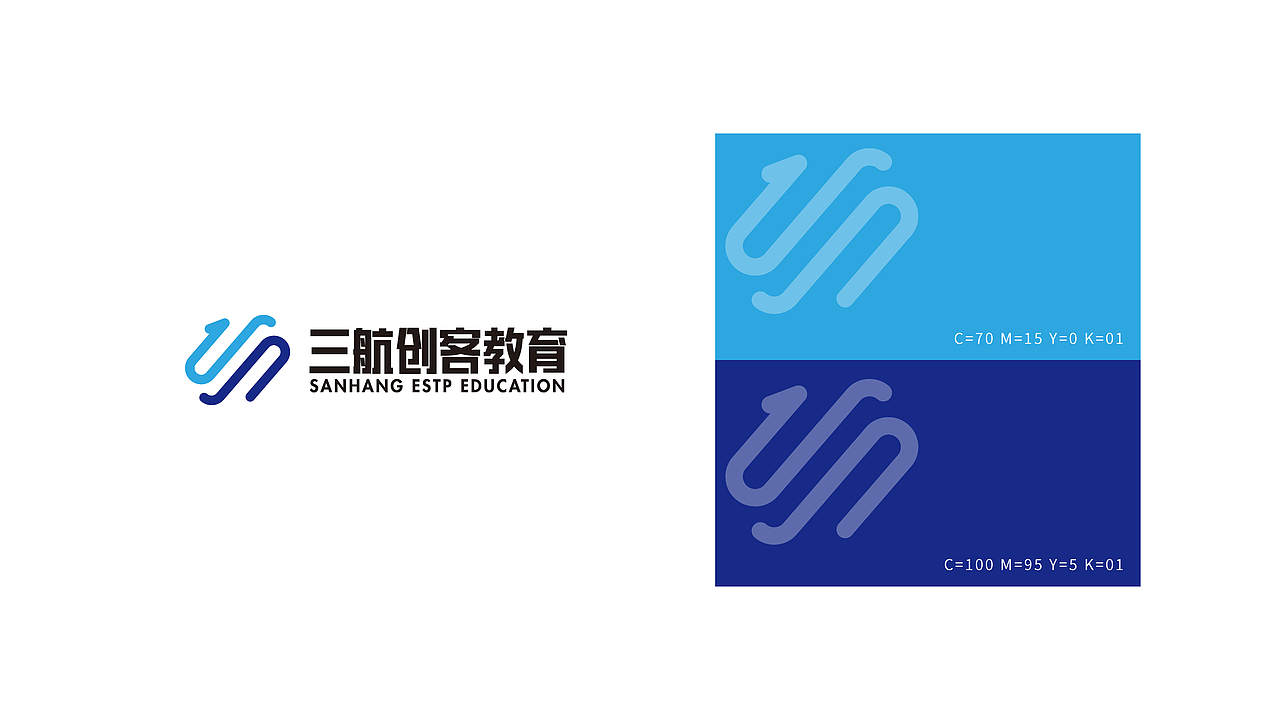 【品牌设计】三航创客教育-logo品牌设计（图ZMjkyMzk5NjU2） - 品牌 - 站酷设计师活_设计工作室原创素材 - 站酷ZCOOL
