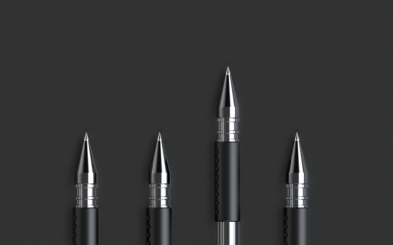 3D渲染类 iPhone手机 0.5水性笔