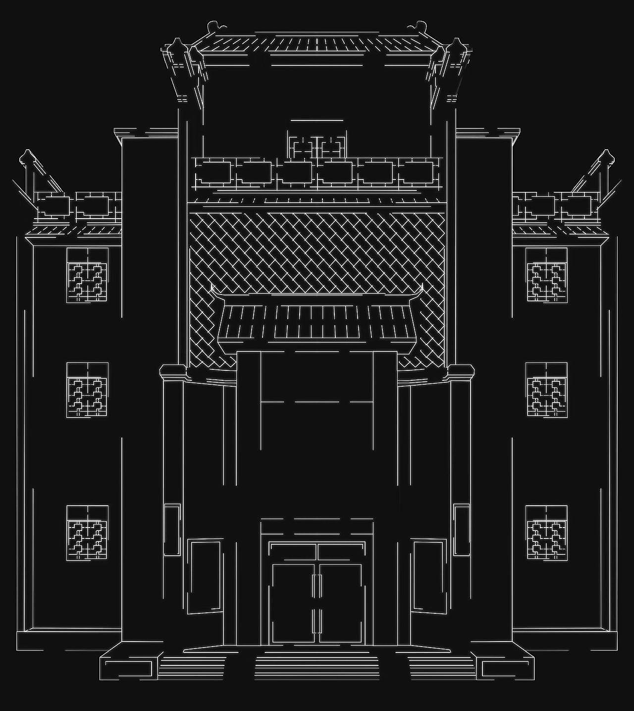 中山巨龙古玩城楼体投影秀（图ZMjMxNjM5ODM2） - 动画/影视 - 站酷设计师OY2021原创素材 - 站酷ZCOOL