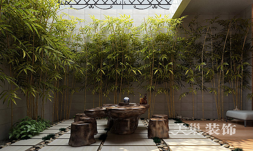 郑地美景东望400平方双拼别墅样板间装修设计效果图（图ZOTMzOTg1MzI=） - 家装设计 - 站酷设计师美巢设计陈保全原创素材 - 站酷ZCOOL