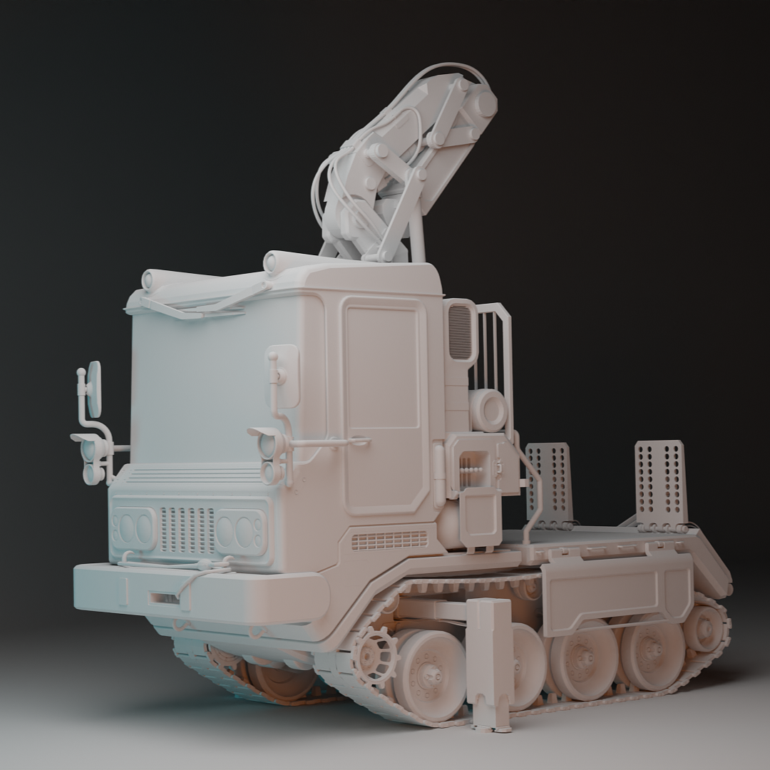 #WIP履带自装卸卡车(拖车)