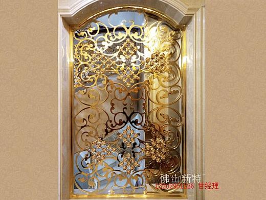 铜屏风作为现代建筑环境艺术的重要组成部分