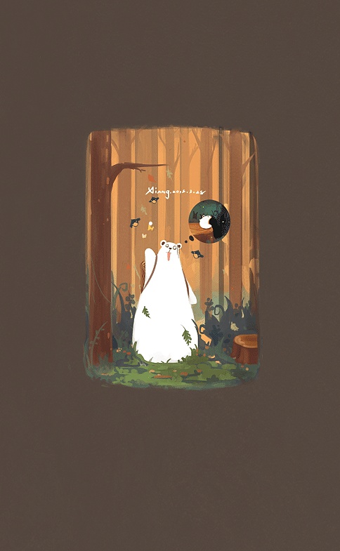 白熊&寻觅（图ZMjk0MTY0NzY=） - 商业插画 - 站酷设计师冬眠的熊V原创素材 - 站酷ZCOOL