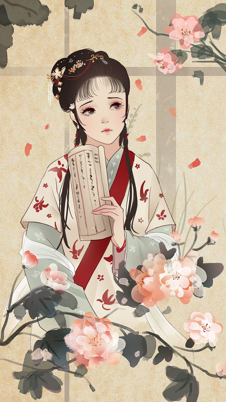 十二钗（图ZMTE0MDc5Njgw） - 商业插画 - 站酷设计师杨轶华原创素材 - 站酷ZCOOL