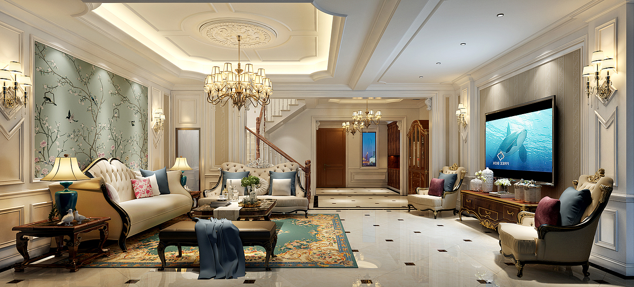湖山樾新古典（圖ZMTUxNTE4MzMy） - 家裝設(shè)計(jì) - 站酷設(shè)計(jì)師品界國際裝飾原創(chuàng)素材 - 站酷ZCOOL