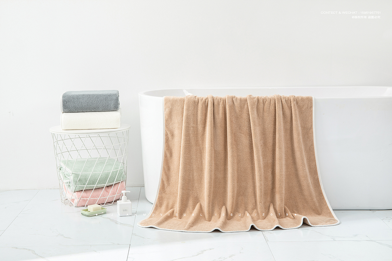 婴儿浴巾摄影丨简木视觉 × 毛巾方巾抱被 家纺产品拍摄