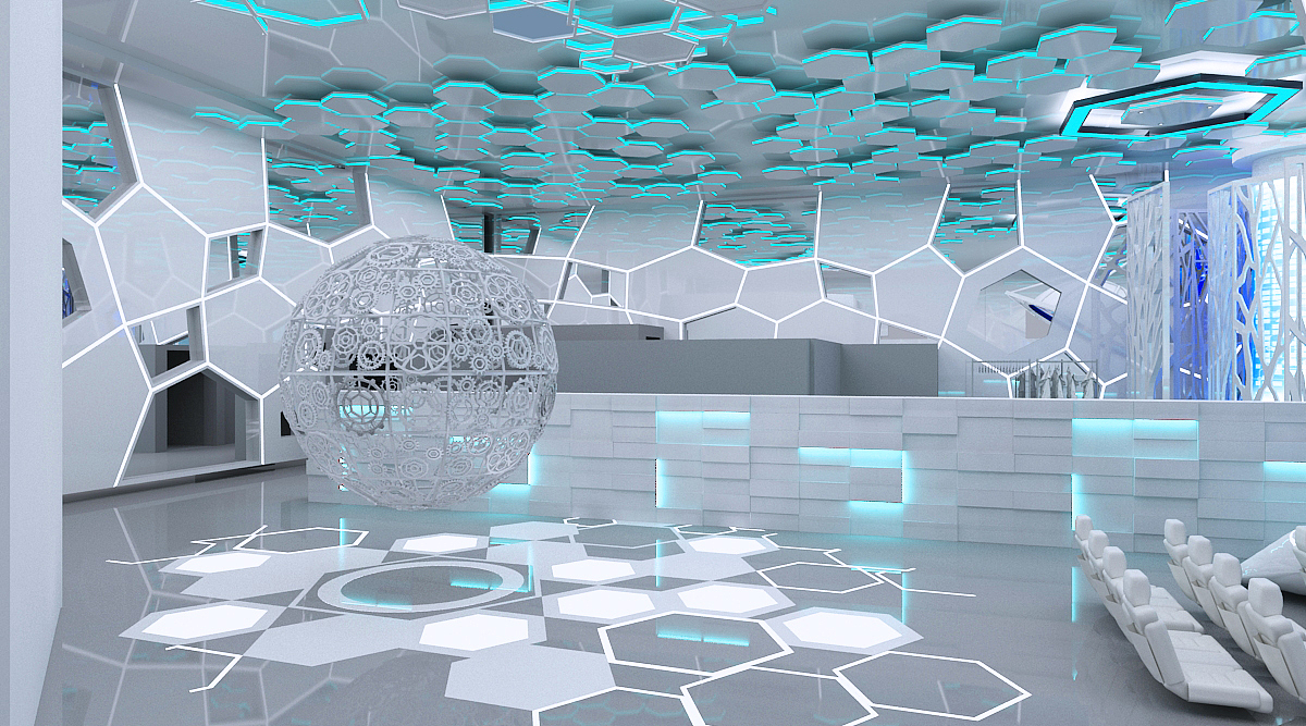 虚拟科技展厅（图ZMjE0MDkyODY0） - 其他三维 - 站酷设计师pepper1110原创素材 - 站酷ZCOOL