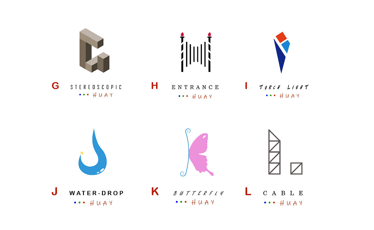 26个字母—标志 变形合集