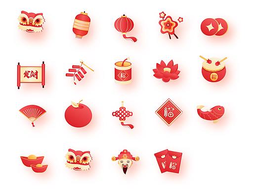 春節(jié)皮膚（個人主頁-ZNDIyNzA2NzY=） - APP界面 - 站酷設(shè)計師加加油228原創(chuàng)素材 - 站酷ZCOOL