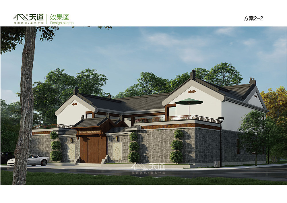 北京别墅屋面外墙翻新案例|杨镇民宿（个人住宅）（图ZMjUyMDAxNzYw） - 建筑设计 - 站酷设计师别墅装配师原创素材 - 站酷ZCOOL