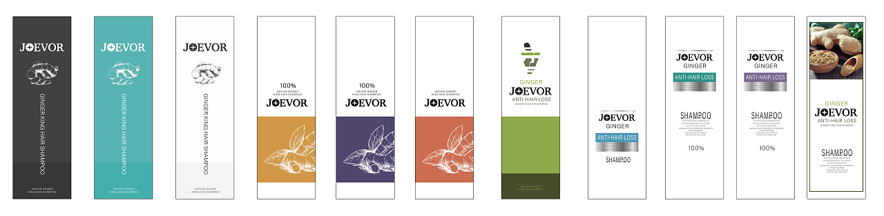 JOVOER生姜王防脱生发洗发水包装提案（图ZMTQzNjgzODcy） - 包装 - 站酷设计师梁山博原创素材 - 站酷ZCOOL