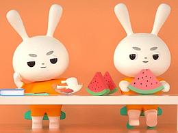 表情包-知嘛兔打工人系列