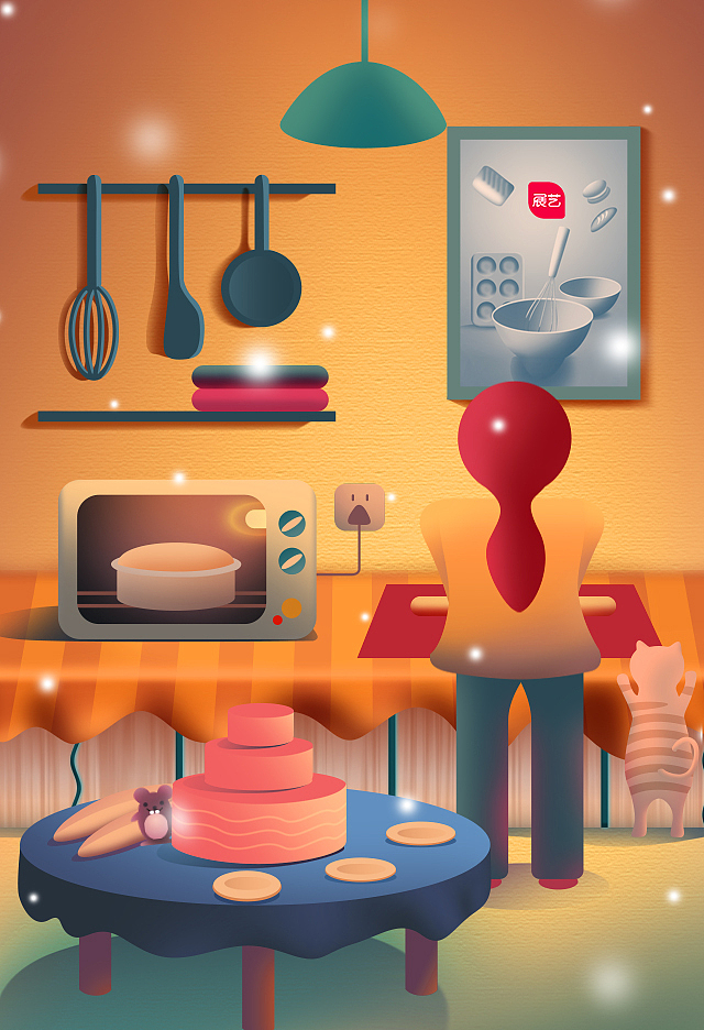 厨房里的故事（图ZMTA3OTc0ODYw） - 创作习作 - 站酷设计师无尽1990原创素材 - 站酷ZCOOL