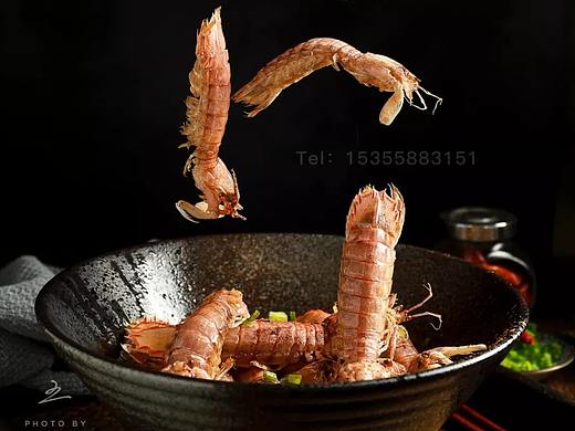 宁波舟山美团饿了吗外卖海鲜拍照摄影视频：椒虾菇花蛤