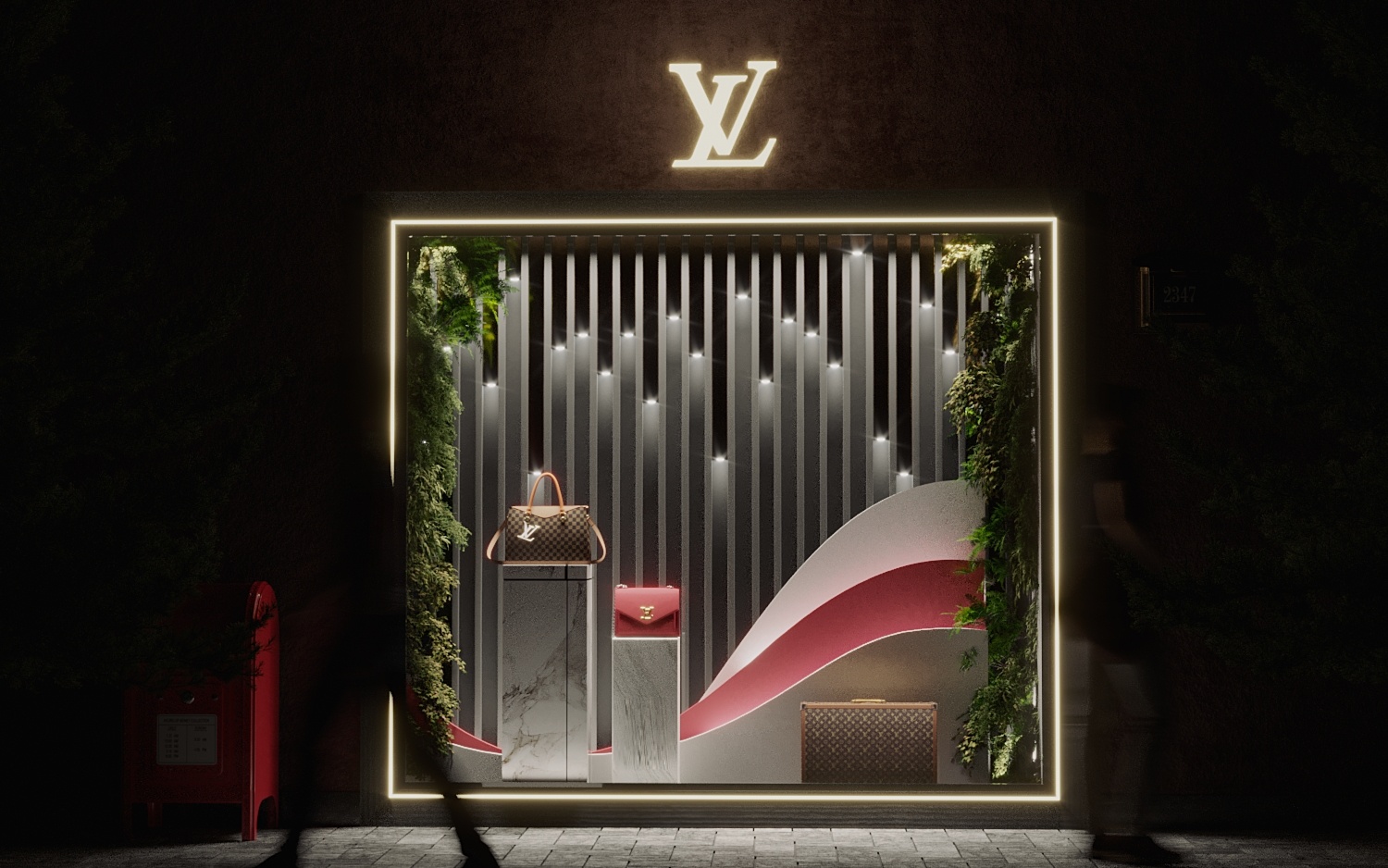 lv橱窗设计
