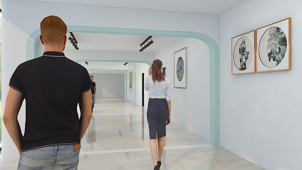 建筑艺术楼办公区改造设计