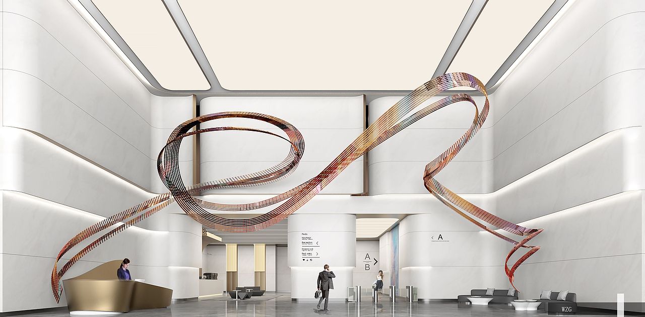 办公大堂（图ZMjM0MjUzMTU2） - 家装设计 - 站酷设计师Z98083896原创素材 - 站酷ZCOOL