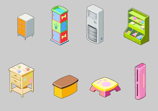 游戏元素（图ZODkyNjY3Mg==） - 新锐潮流插画 - 站酷设计师CG旅行者YL原创素材 - 站酷ZCOOL