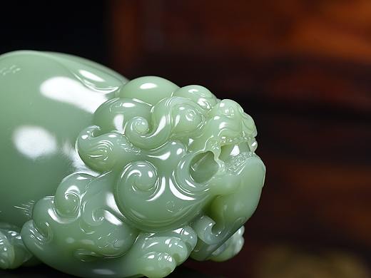 貔貅  鸭蛋青   和田玉