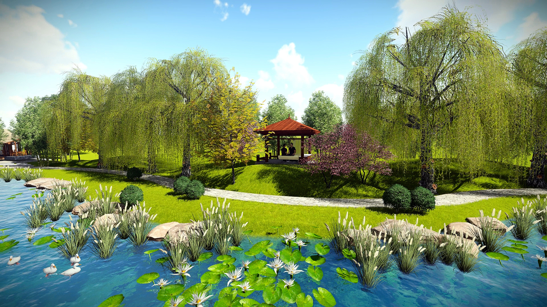 重庆龙湖揽镜500平方花镜花园（完工）|空间|景观设计|合庭院梦景观 - 原创作品 - 站酷 (ZCOOL)