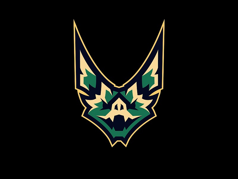 剑齿虎形象美式logo