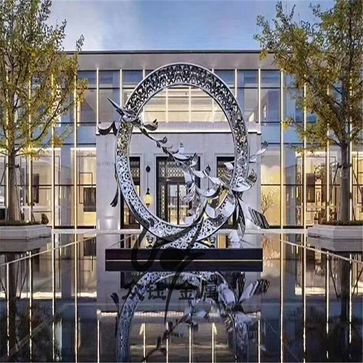 青海公园不锈钢异形摆件雕塑众钰定制