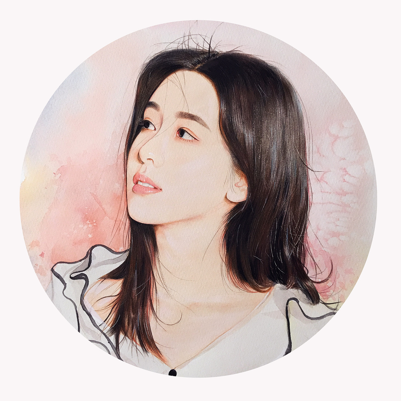 水彩彩铅混合技法人物（图ZMTA0NDkwMzQ0） - 绘画 - 站酷设计师小惠儿原创素材 - 站酷ZCOOL