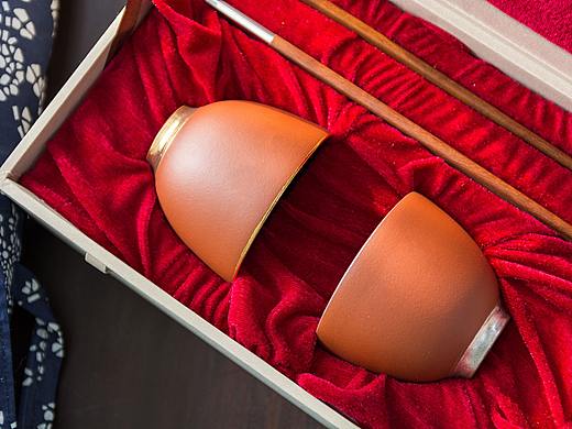 一席文创 半手工紫砂子孙碗