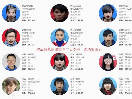贵阳光明画室造假 
