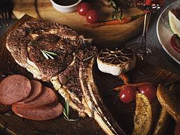 西餐摄影 | 战斧牛排 | 酒吧摄影 | 自由空间银泰城 