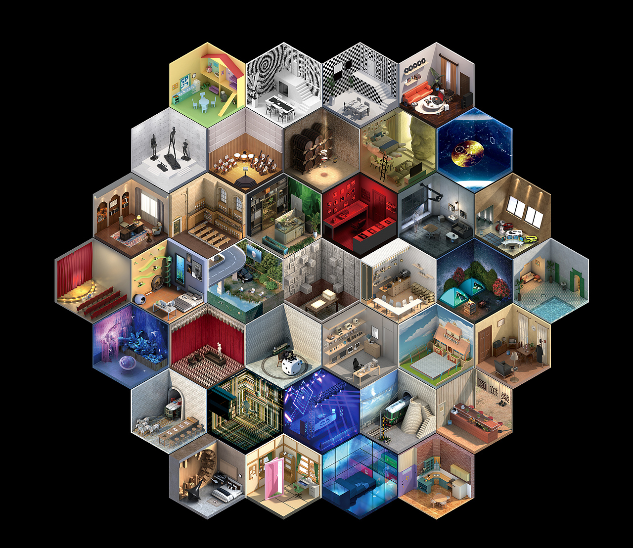 嘉宝莉「我的王国」153个文化符号集结（图ZMjczOTQ3NzQw） - 场景 - 站酷设计师悟脚原创素材 - 站酷ZCOOL