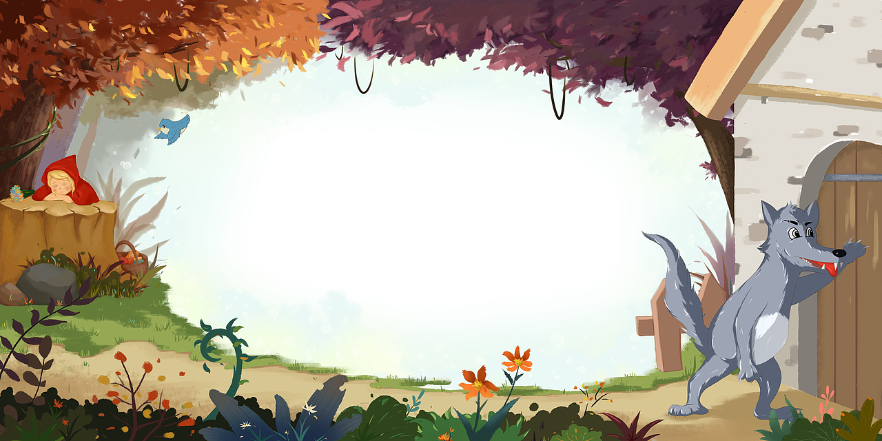 小紅帽 插畫（圖ZMjgxMjA4NjI4） - 兒童插畫 - 站酷設(shè)計(jì)師辰悅Wendy原創(chuàng)素材 - 站酷ZCOOL