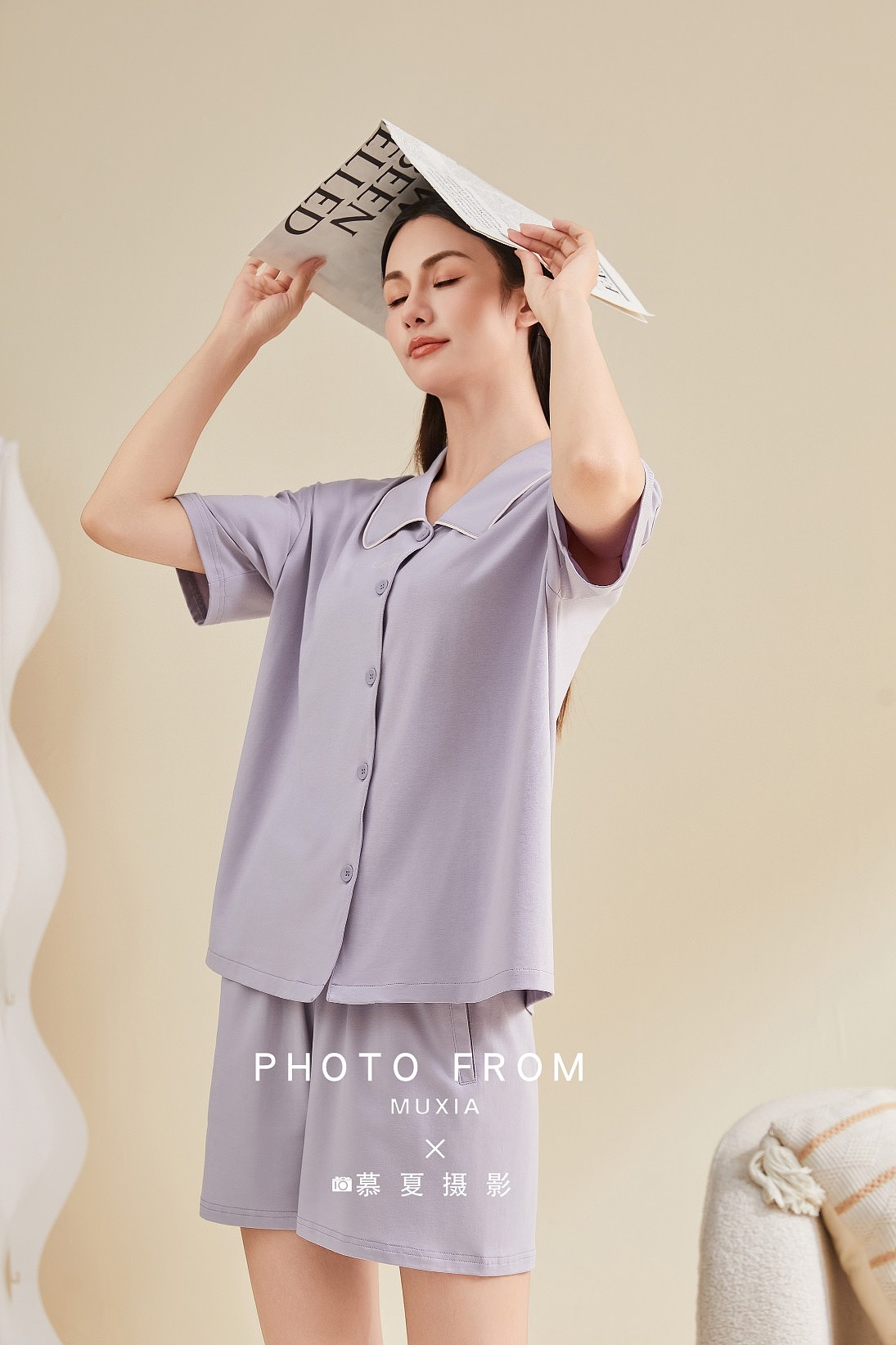温暖惬意的家居服拍摄