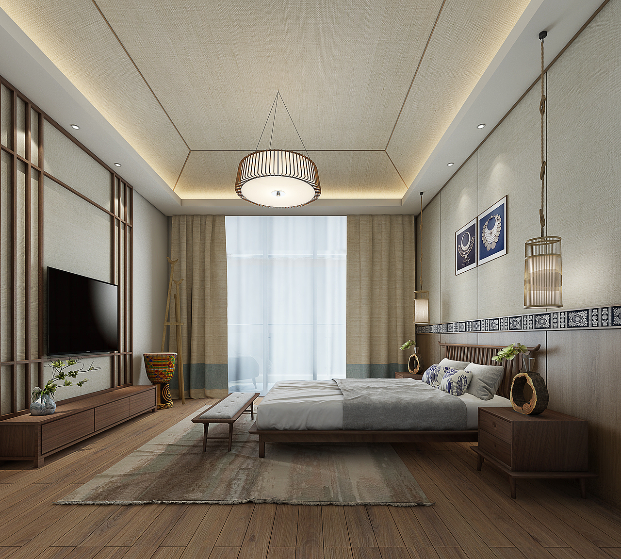 遵义“南树”民宿酒店（图ZMTQ3ODAzNDY4） - 家装设计 - 站酷设计师半点空间设计原创素材 - 站酷ZCOOL